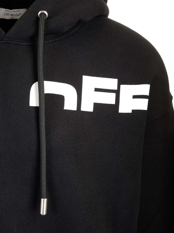 Logo Printed Cotton Hoodie - Image 3
