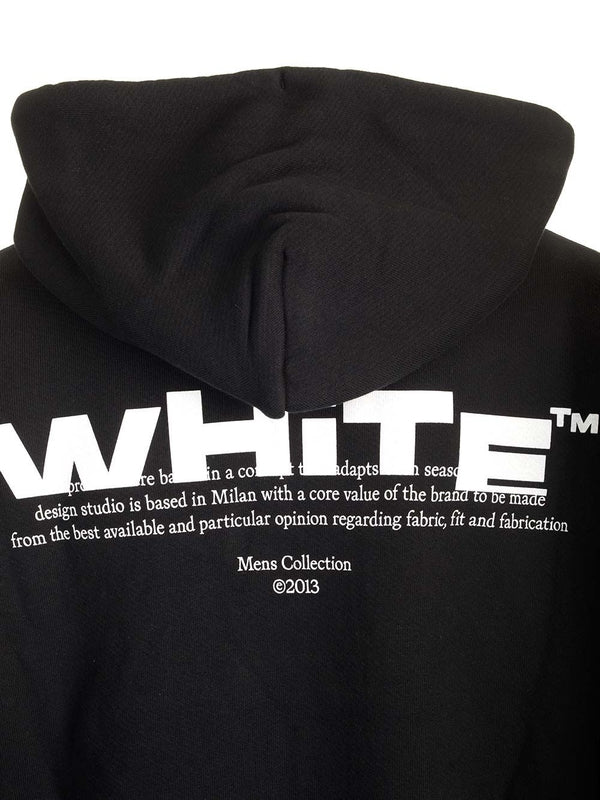 Logo Printed Cotton Hoodie - Image 5