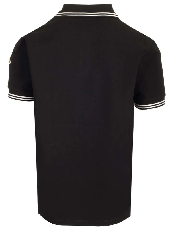 Logo Patch Cotton Polo Shirt - Image 2