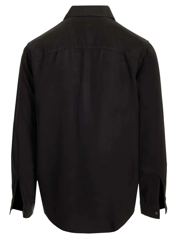 Embroidered Logo Lyocell Shirt - Image 2