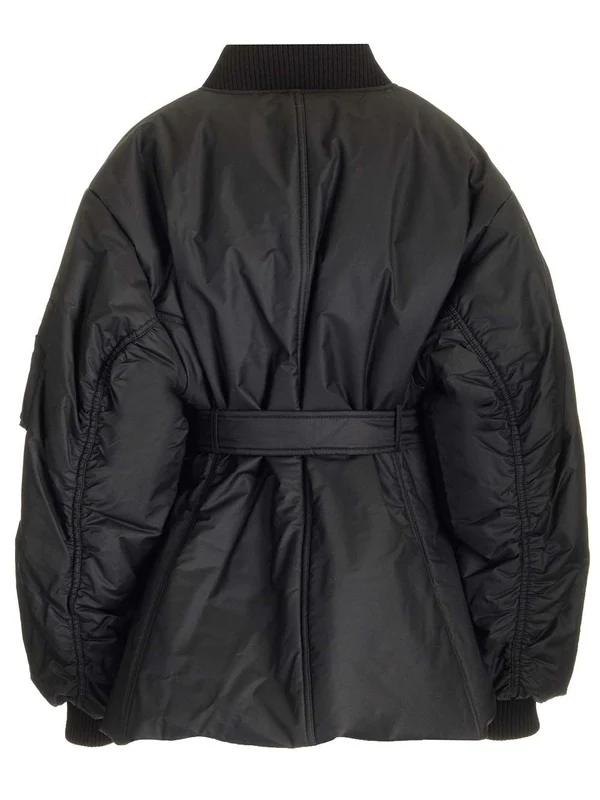 Belted Cotton Twill Bomber - Image 2