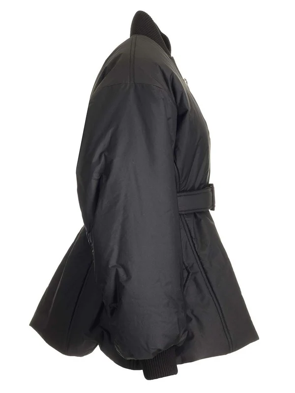 Belted Cotton Twill Bomber - Image 3
