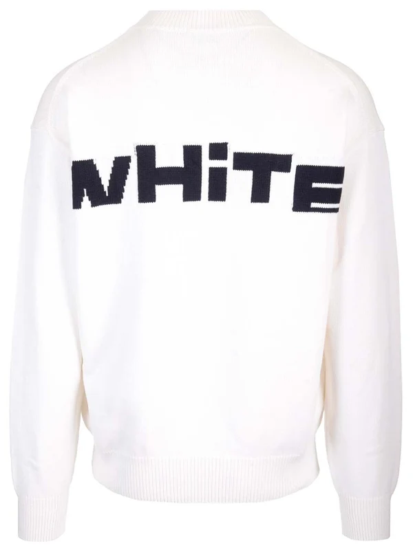 Jacquard Logo Crewneck Sweater - Image 2
