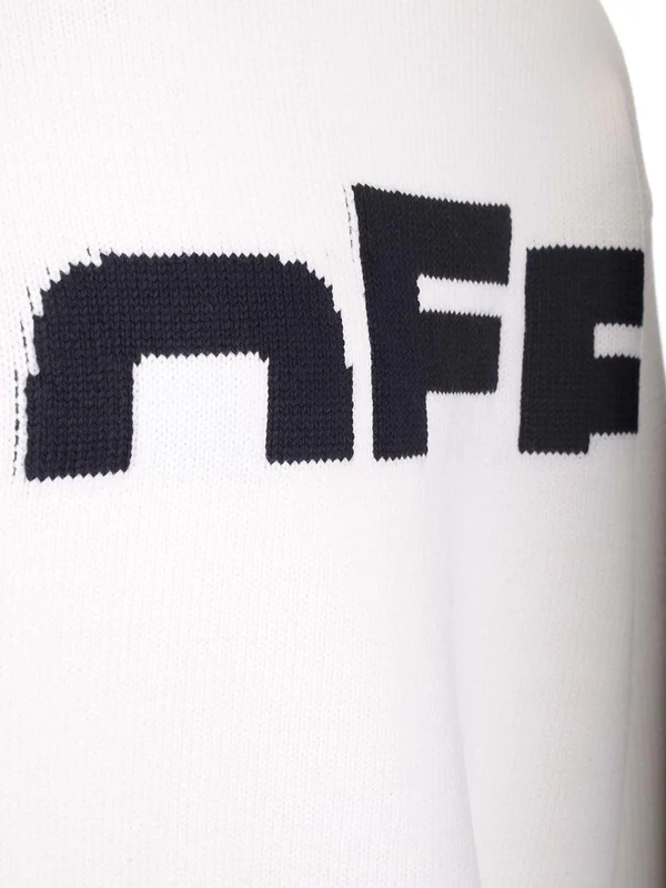 Jacquard Logo Crewneck Sweater - Image 3