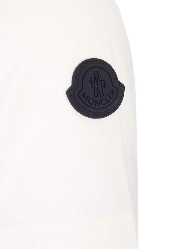 Logo Printed Cotton Short Sleeve T-shirt - Image 4