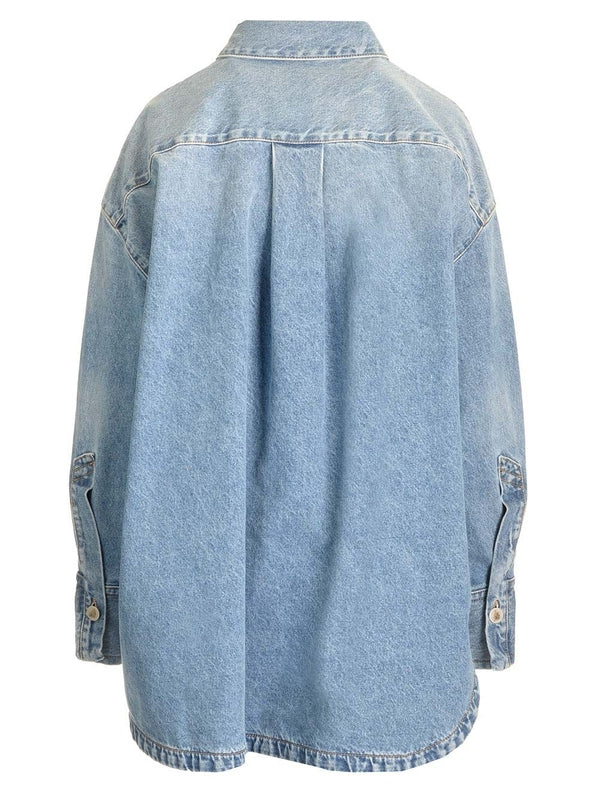 Eliza Washed Denim Shirt - Image 2