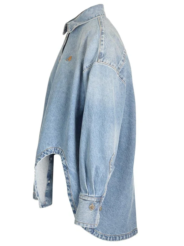 Eliza Washed Denim Shirt - Image 3