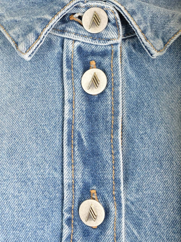 Eliza Washed Denim Shirt - Image 5