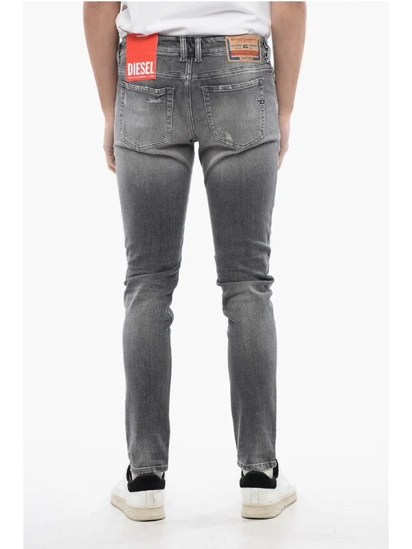 Diesel Gray Denim Pants - Image 2