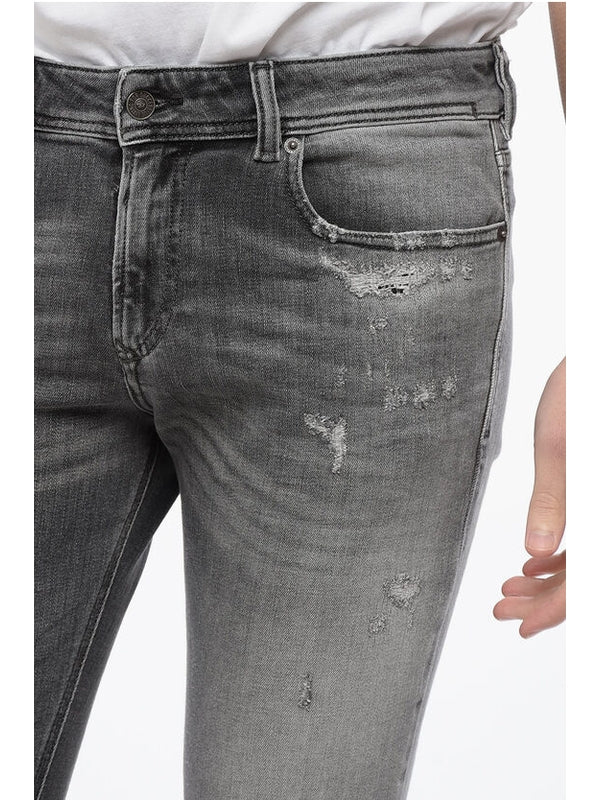 Diesel Gray Denim Pants - Image 3