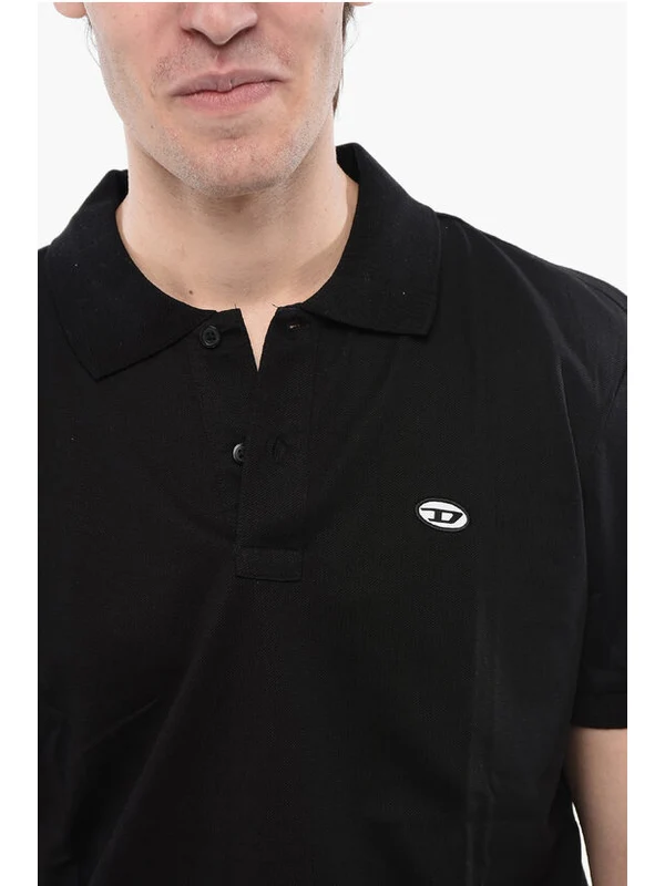 Diesel Black Polo Shirt - Image 3