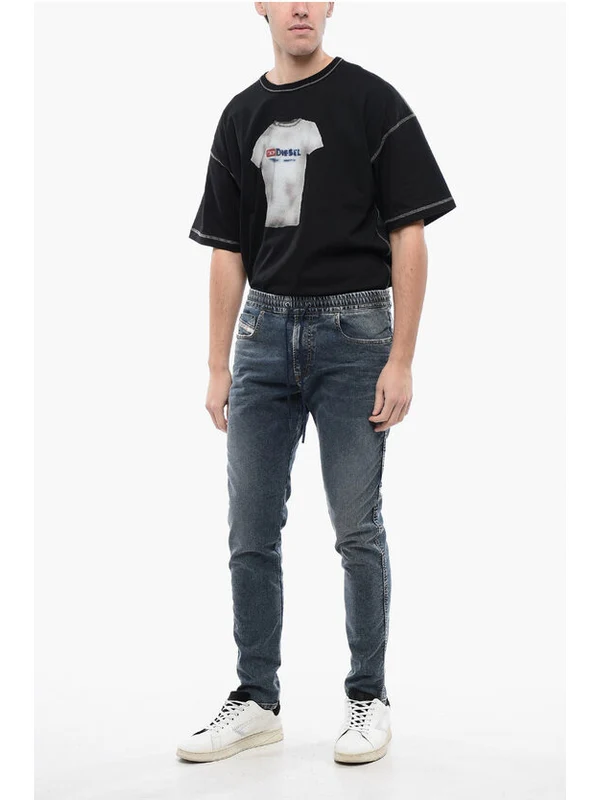 Diesel Navy Denim Pants - Image 4