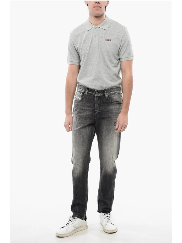 Diesel Gray Denim Pants - Image 4