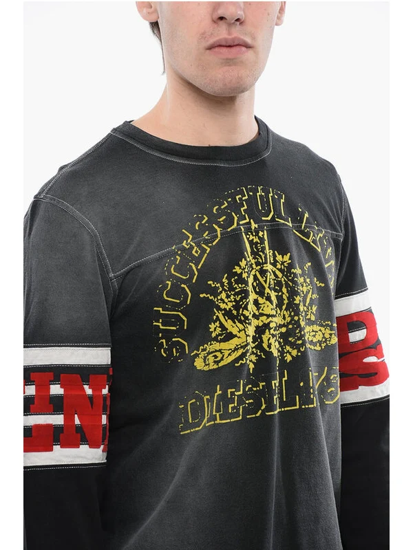 Diesel Gray Long Sleeve Top - Image 3