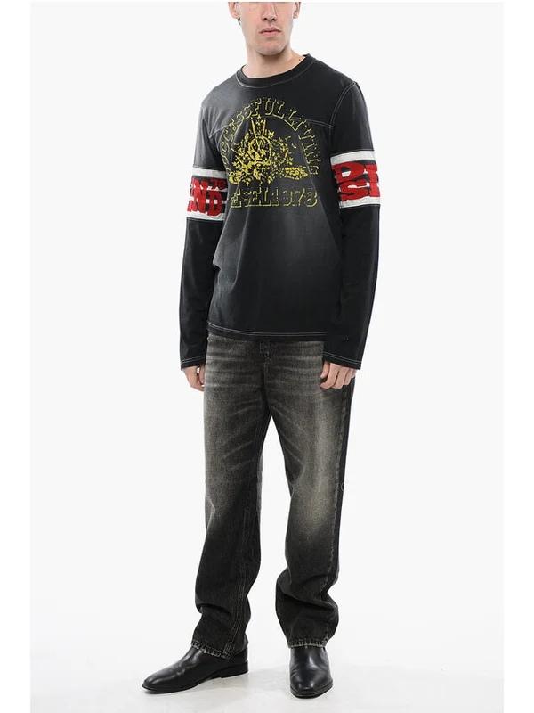 Diesel Gray Long Sleeve Top - Image 4