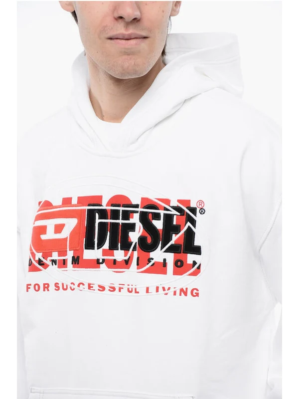 Diesel White Hood - Image 3