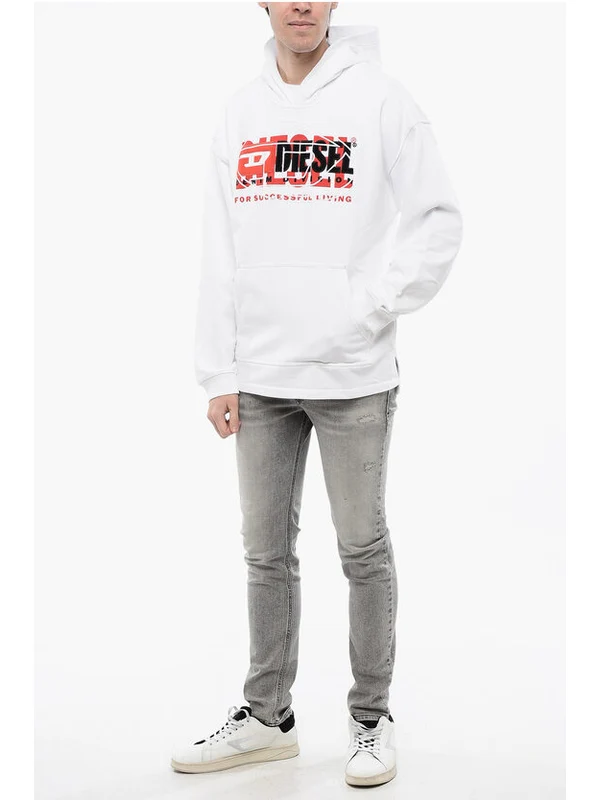 Diesel White Hood - Image 4