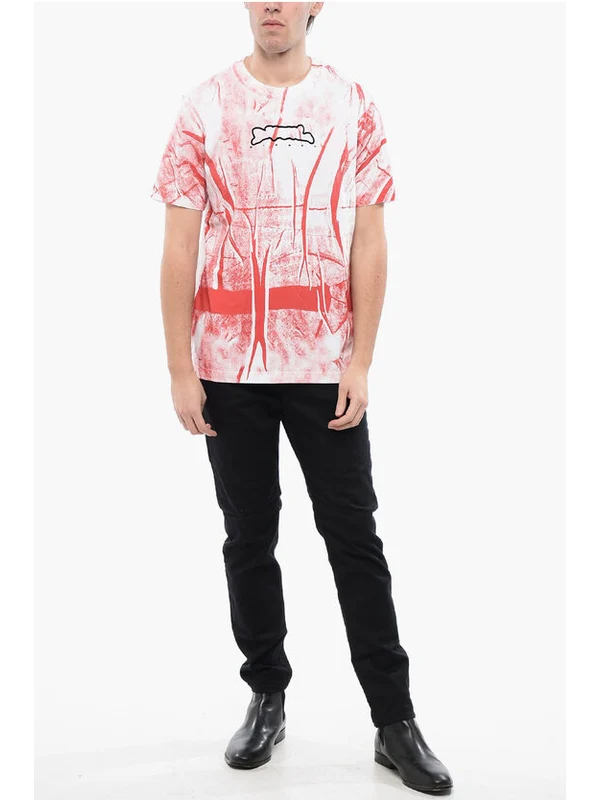 Diesel Red Short Sleeve T-Shirt - Image 4