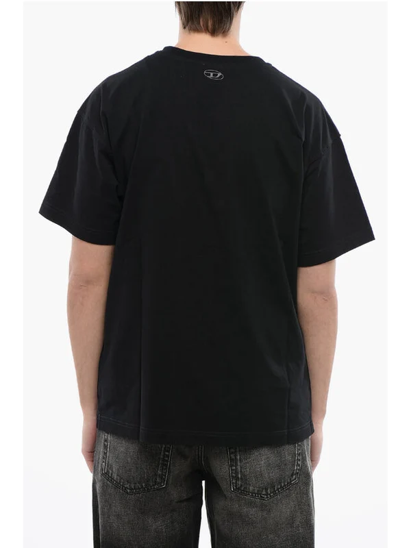 Diesel Black Short Sleeve T-Shirt - Image 3