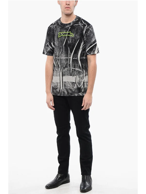 Diesel Multicolor Short Sleeve T-Shirt - Image 4