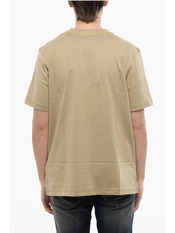 Diesel Beige Short Sleeve T-Shirt - Image 2
