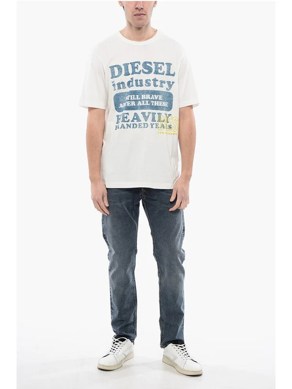 Diesel White Short Sleeve T-Shirt - Image 4