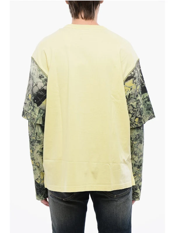 Diesel Yellow Long Sleeve Top - Image 2