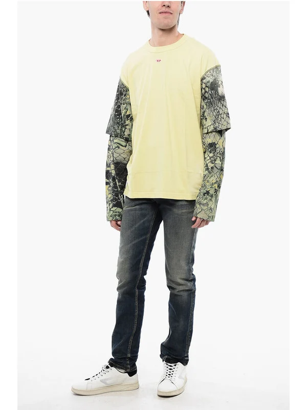 Diesel Yellow Long Sleeve Top - Image 4