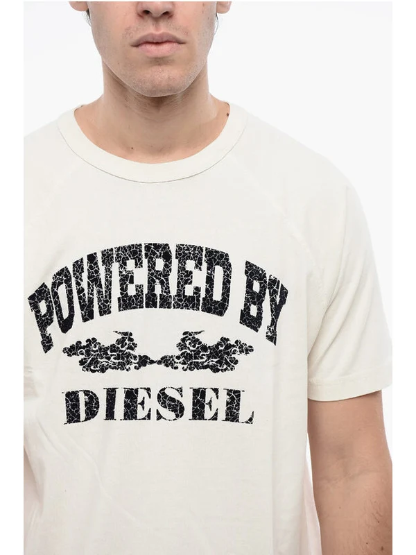 Diesel White Short Sleeve T-Shirt - Image 3