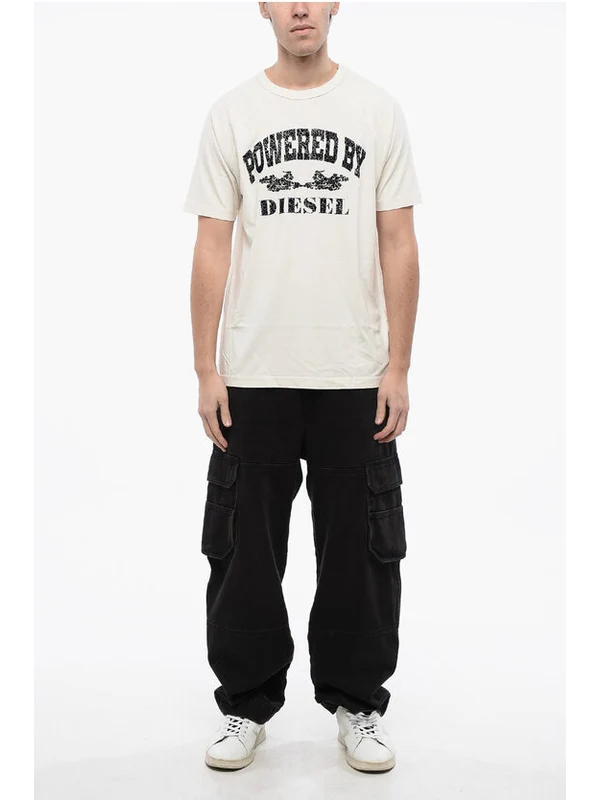 Diesel White Short Sleeve T-Shirt - Image 4