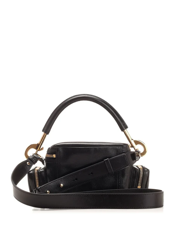Camera Small Leather Shoulder Bag - Image 3
