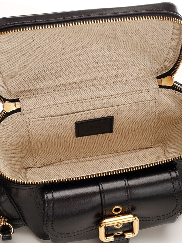 Camera Small Leather Shoulder Bag - Image 4