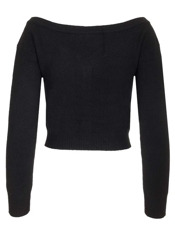Beata Cropped Cashmere Cardigan - Image 2