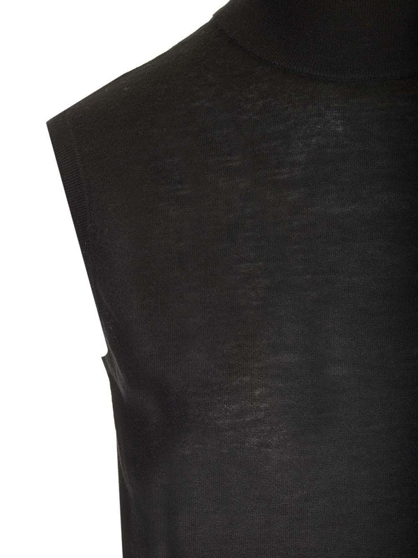 Lucy Sleeveless Cashmere Sweater - Image 4