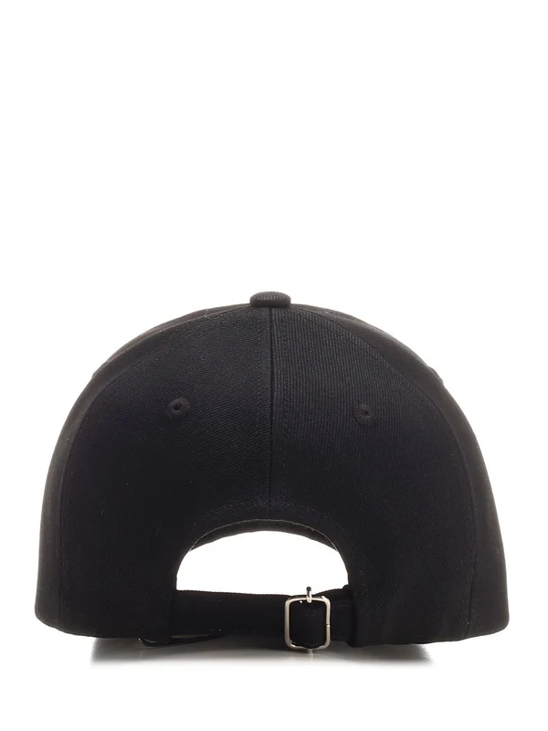 Embroidered Logo Cotton Ball Cap - Image 3