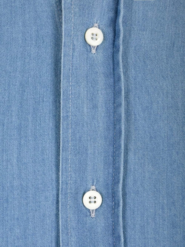 Slim Fit Denim Shirt - Image 4