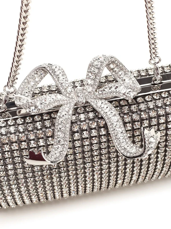 Crystal Embellished Clutch Bag - Image 4