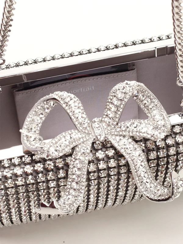 Crystal Embellished Clutch Bag - Image 5