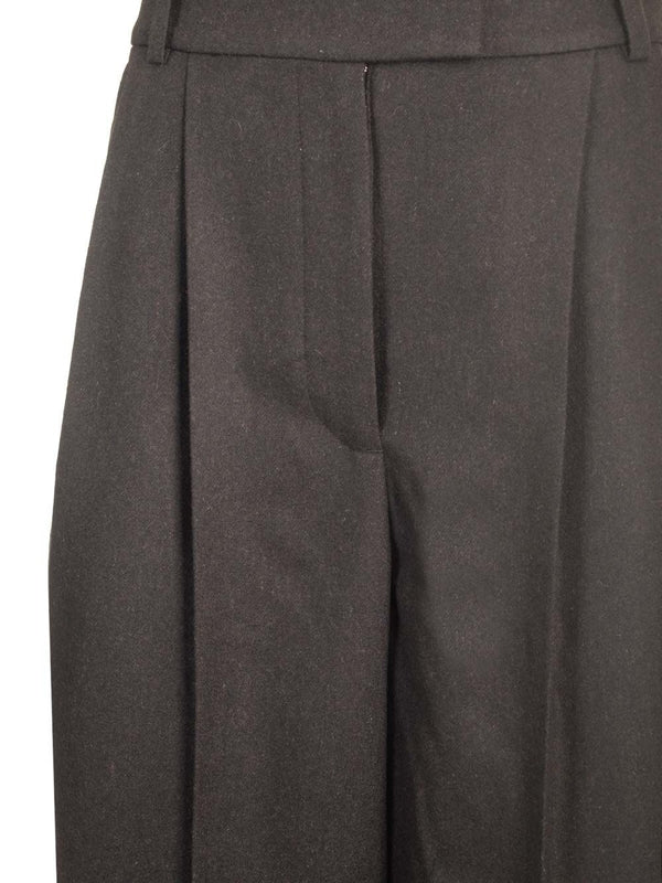 Pleated Wool Tailored Pants - Image 5