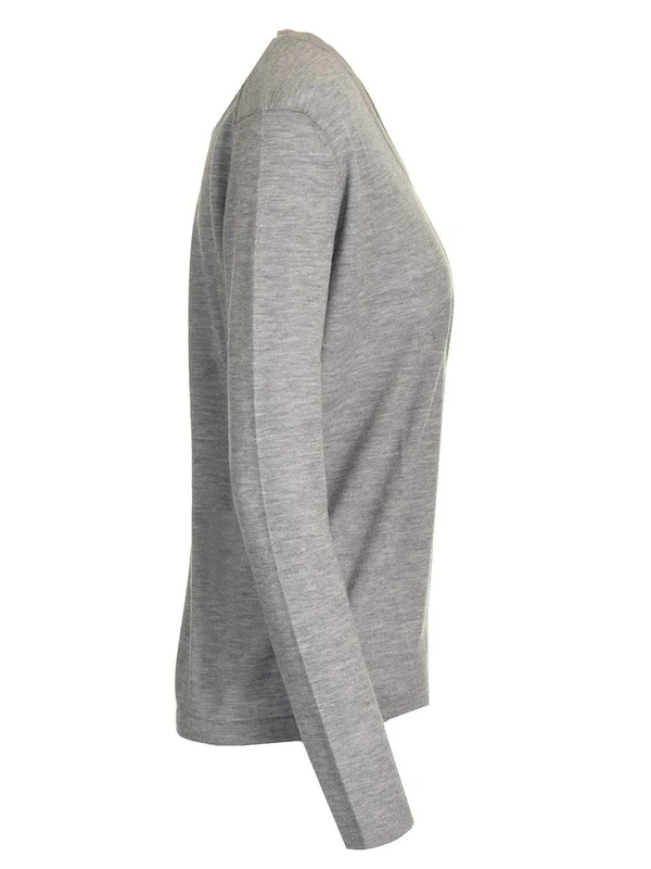 Jane V-neck Cashmere Sweater - Image 3