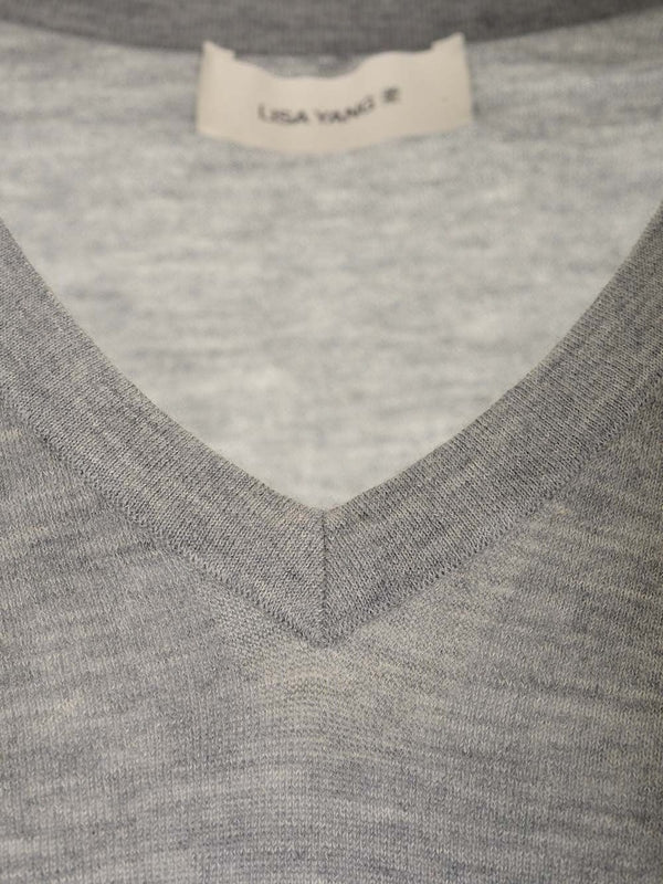 Jane V-neck Cashmere Sweater - Image 4