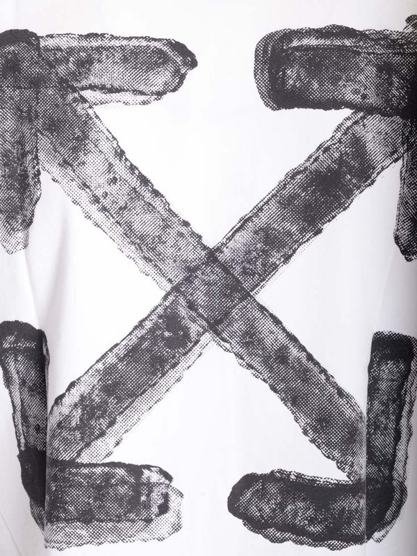Spray Arrow Printed Short Sleeve T-shirt - Image 4