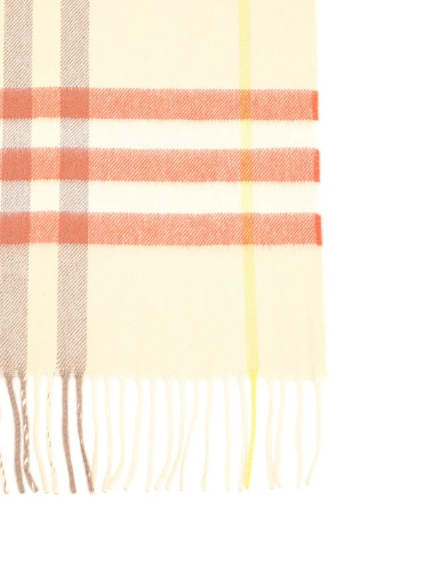 Giant Check Pattern Cashmere Scarf - Image 2