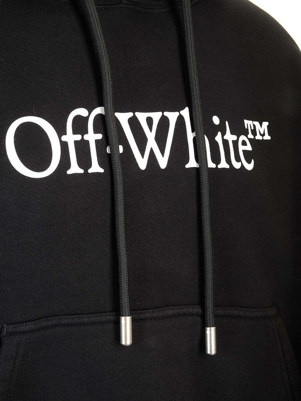 Logo Printed Cotton Hoodie - Image 3