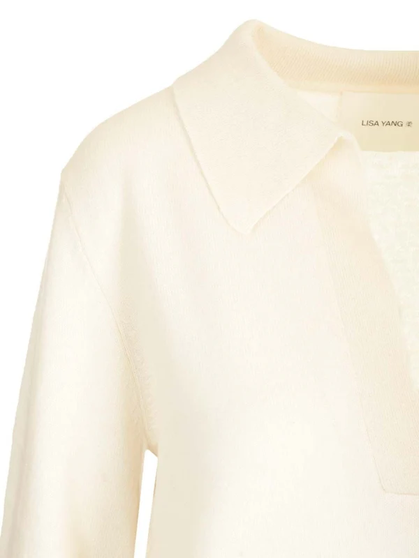 Josefine Cashmere Polo Shirt - Image 4