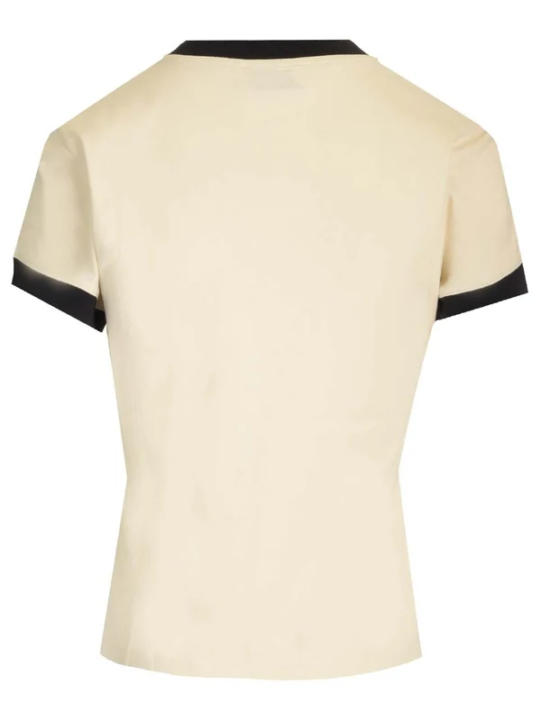 Fitted Embroidered Logo Short Sleeve T-shirt - Image 2