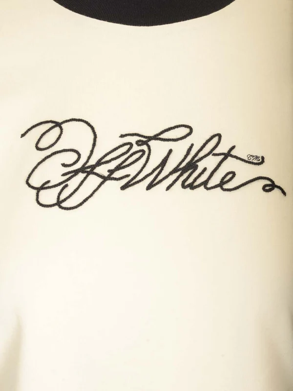 Fitted Embroidered Logo Short Sleeve T-shirt - Image 3