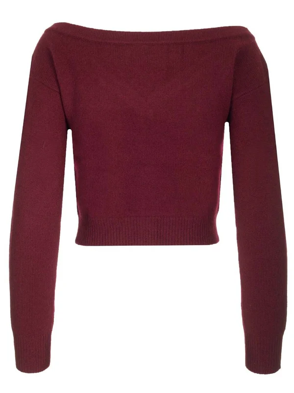Beata Cropped Cashmere Cardigan - Image 2
