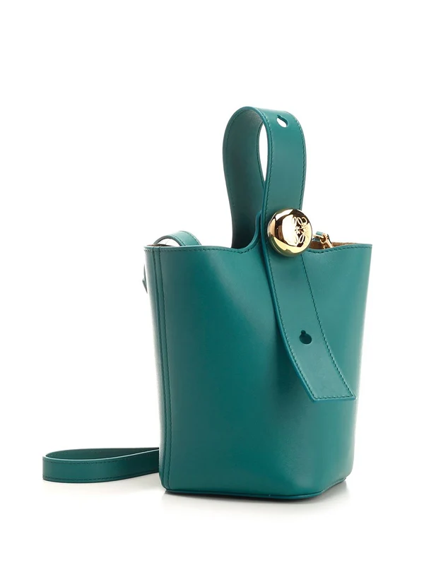 Puzzle Fold Mini Leather Tote Bag - Image 2