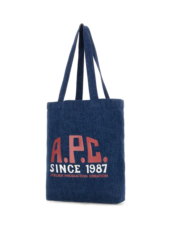 Logo Printing Denim Tote Bag - Image 2